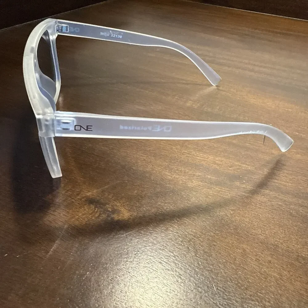 Optic Nerve ONE Mojo Filter Sunglasses Clear Polarized Blue Mirror